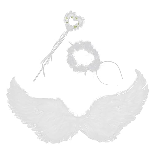 Yardwe 1Satz Engelsflügel Für Weißes Kostüm Accessoire Mit Stirnband Und Fasching Karneval Und Cosplay Events Teiliges Ensemble Yardwe 1Satz Engelsflügel Für Weißes Kostüm Accessoire Mit Stirnband Und Fasching Karneval Und Cosplay Events Teiliges Ensemble von Yardwe