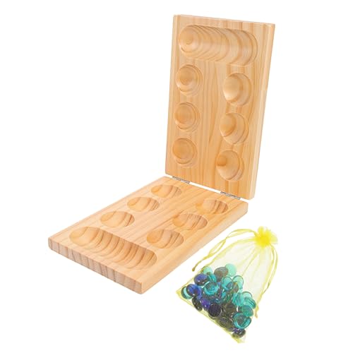 Yardwe 1Satz Faltbares Mancala Aus Holz Afrikanisches Edelstein Schach Für Logisches Für Familien Und Partys Leicht Und Praktisch Yardwe 1Satz Faltbares Mancala Aus Holz Afrikanisches Edelstein Schach Für Logisches Für Familien Und Partys Leicht Und Praktisch von Yardwe