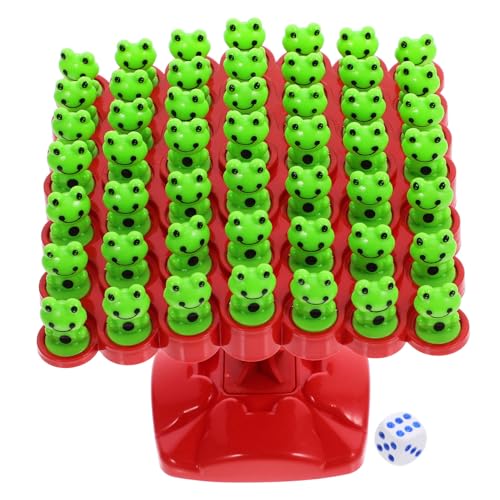 Yardwe 1Satz Familien Balance Lustiges Frosch Brettspiel Für Spieler Mit Froschen Und Fördert Kognitive Fähigkeiten Und Familienbindung von Yardwe