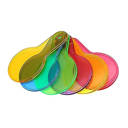Yardwe 1Satz Farbfilterplatte Für Experimente Teiliges Mit Griff Sicher Für Physik Lernspielzeug Für Spannende Wissenschaftliche Entdeckungen von Yardwe