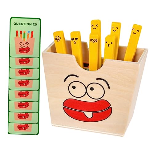Yardwe 1Satz Farbmatching Für Montessori Lernspielzeug Zur Kognitiver Fähigkeiten Und Eltern Interaktion Für Jahre Aus Holz Gefertigt von Yardwe