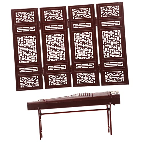 Yardwe 1Satz Guzheng mit Retro Bildschirm Cosplay Accessoire für Puppenhaus und Gartendekoration Teiliges mit Bildschirm und Guzheng für Kreative Spielwelten Yardwe 1Satz Guzheng mit Retro Bildschirm Cosplay Accessoire für Puppenhaus und Gartendekoration Teiliges mit Bildschirm und Guzheng für Kreative Spielwelten von Yardwe