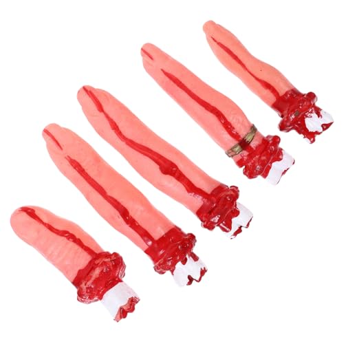 Yardwe 1Satz Halloween Blutfinger Requisite Gruselige Finger Für Horrordekoration Halloween Party Und Scherze Leicht Und Tragbar von Yardwe