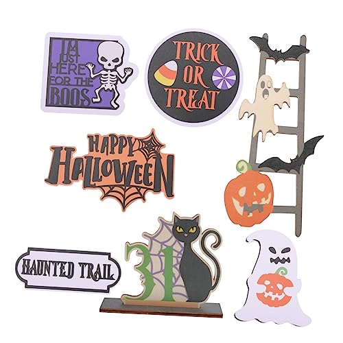 Yardwe 1Satz Halloween Deko Dekorationsobjekt Für Tischplatte Szenen Für Zuhause Tablett Dekoration Herbst Und Hexenheim Dekoration von Yardwe