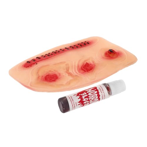 Yardwe 1Satz Halloween Narben Körperaufkleber Wundtattoos für Cosplay Partys Sichere Materialien für Kreative Halloween Dekoration Temporäre Aufkleber für Unvergessliche Erlebnisse von Yardwe