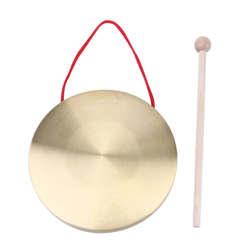 Yardwe 1Satz Handgong Aus Kupfer Mit Holzstab Musikspielzeug Für Partys Tanz Und Konzerte Fördert Die Koordination Von Kindern Kreatives Schlaginstrument Für Unvergessliche von Yardwe