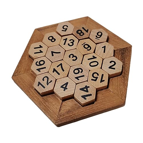 Yardwe 1Satz Hölzernes Puzzlespielzeug Early Education Aid Für Jahre Für Frühe Bildungshilfen Lehrreiche Spielkarten Aus Holz Und Sicher von Yardwe