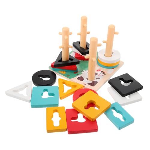 Yardwe 1Satz Holz Formanpassungsblöcke Für Pädagogisches Puzzle Motorik Und Hand Augen Koordination Sicher Und Langlebig Für Jahre Alt Yardwe 1Satz Holz Formanpassungsblöcke Für Pädagogisches Puzzle Motorik Und Hand Augen Koordination Sicher Und Langlebig Für Jahre Alt von Yardwe