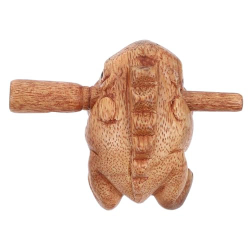Yardwe 1Satz Holz Frosch Percussion Instrument Musikalisches für Umweltfreundliches Holz für Musikunterricht und Interaktives Sicher und Robust Perfektes von Yardwe