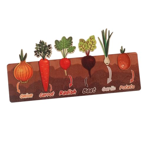 Yardwe 1Satz Holz Gemüse Puzzle für Kleinkinder Montessori Kognitiven Entwicklung Hand Auge Koordination und Farberkennung für Vorschule und Frühes Lernen Yardwe 1Satz Holz Gemüse Puzzle für Kleinkinder Montessori Kognitiven Entwicklung Hand Auge Koordination und Farberkennung für Vorschule und Frühes Lernen von Yardwe