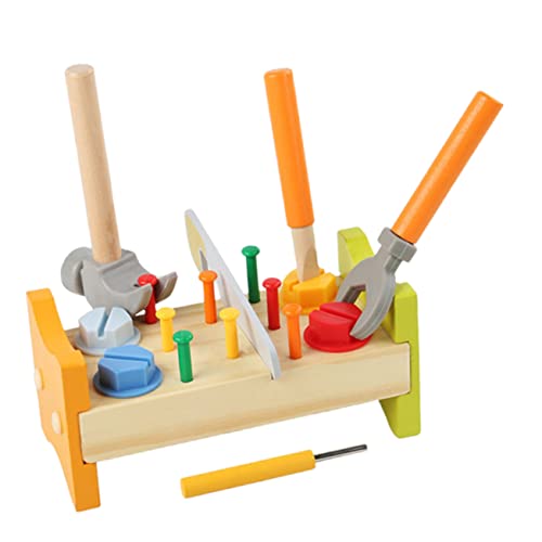 Yardwe 1Satz Holz Hammerwerkbank Mit Hammer Lernspielzeug Für Kleinkinder Hand Auge Koordination Und Kreativität Sicheres Holzspielzeug Für Ab Monaten Geschenkidee Yardwe 1Satz Holz Hammerwerkbank Mit Hammer Lernspielzeug Für Kleinkinder Hand Auge Koordination Und Kreativität Sicheres Holzspielzeug Für Ab Monaten Geschenkidee von Yardwe