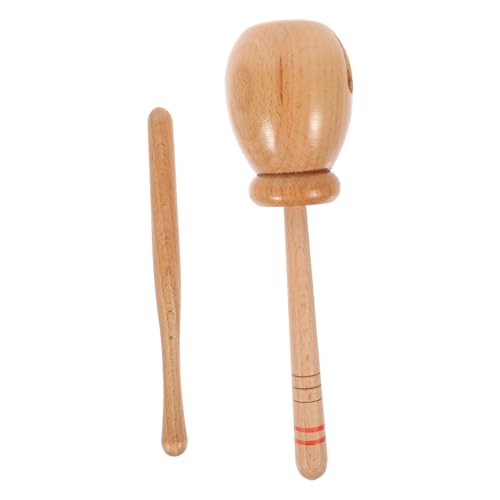 Yardwe 1Satz Holz Musikinstrument Perkussionsspielzeug mit Mallet Fördert Kreativität und Musikalität Perfektes für Kleine Musiker für Frühkindliche Bildung von Yardwe