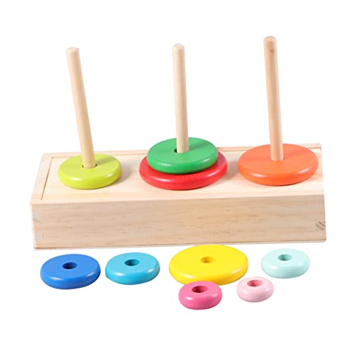 Yardwe 1Satz Holz Stapelturm Ringstapelturm Für Pädagogisches Motorischen Fähigkeiten Und Logischen Denkens Großes Holzspielzeug Für Jungen Yardwe 1Satz Holz Stapelturm Ringstapelturm Für Pädagogisches Motorischen Fähigkeiten Und Logischen Denkens Großes Holzspielzeug Für Jungen von Yardwe
