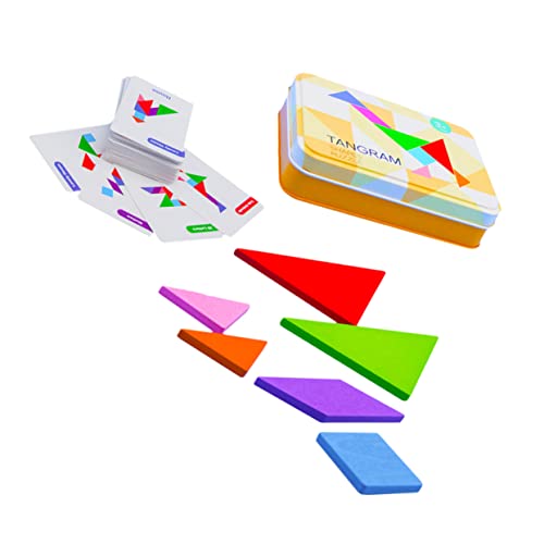 Yardwe 1Satz Holz Tangram Puzzle Für Kreatives Lernspielzeug Fördert Formen Und Farberkennung Als Für Jungen Yardwe 1Satz Holz Tangram Puzzle Für Kreatives Lernspielzeug Fördert Formen Und Farberkennung Als Für Jungen von Yardwe