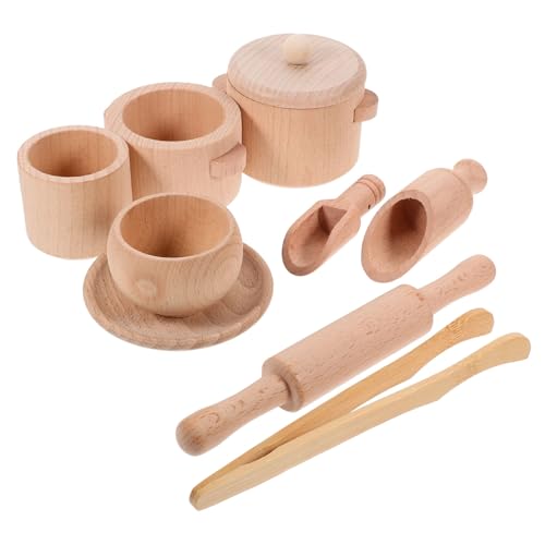 Yardwe 1Satz Holz Teeservice Set Für Teiliges Für Teeparty Zubehör Für Rollenspiel Der Spielküche Fördert Kreativität Und Vorstellungskraft Yardwe 1Satz Holz Teeservice Set Für Teiliges Für Teeparty Zubehör Für Rollenspiel Der Spielküche Fördert Kreativität Und Vorstellungskraft von Yardwe