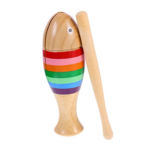 Yardwe 1Satz Holzpercussion für Fisch Percussion Instrumente Frühen Bildung Kreatives Musikinstrument für Jungen und Ab Jahren Handgefertigtes Holzspielzeug Yardwe 1Satz Holzpercussion für Fisch Percussion Instrumente Frühen Bildung Kreatives Musikinstrument für Jungen und Ab Jahren Handgefertigtes Holzspielzeug von Yardwe
