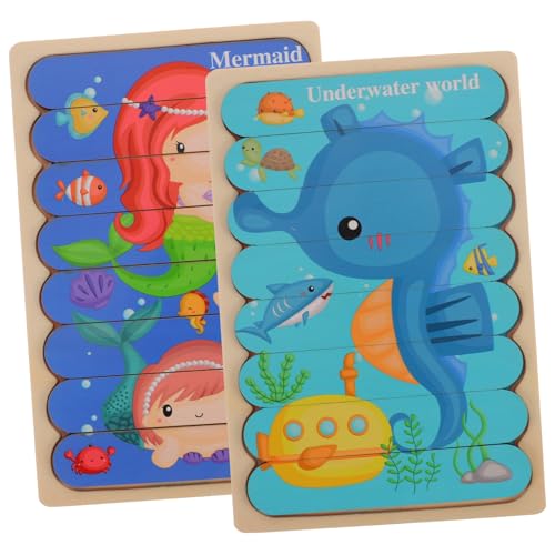 Yardwe 1Satz Holzpuzzle Für Cartoon Lernspielzeug Kreativität Und Logischem Für Vorschulbildung Und Auge Hand Koordination Yardwe 1Satz Holzpuzzle Für Cartoon Lernspielzeug Kreativität Und Logischem Für Vorschulbildung Und Auge Hand Koordination von Yardwe