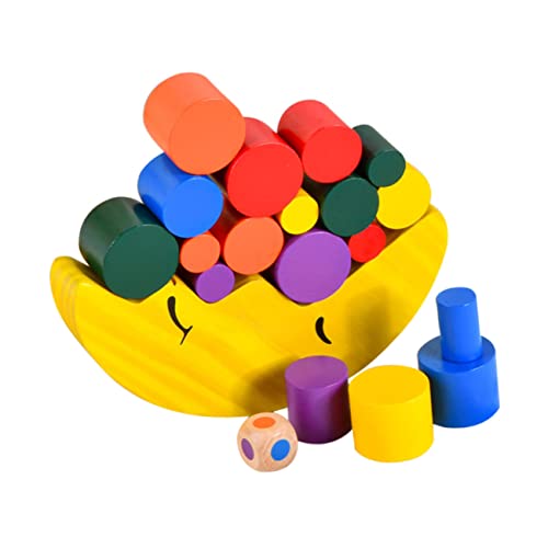 Yardwe 1Satz Holzspielzeug Für Mond Stapelspielzeug Für Frühe Bildung Mit Bunten Blöcken Kreativität Und Geduld Outdoor Für Jungen von Yardwe