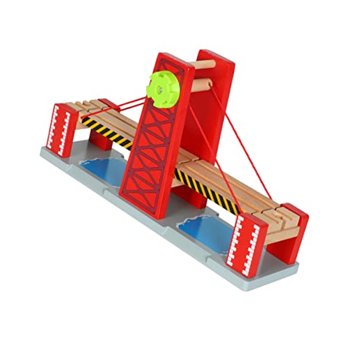 Yardwe 1Satz Holzspielzeug Mit Hebebrücke Kompatible Gleise Für Modelleisenbahnen DIY Für Kreative Fördert Fantasie Jahren Yardwe 1Satz Holzspielzeug Mit Hebebrücke Kompatible Gleise Für Modelleisenbahnen DIY Für Kreative Fördert Fantasie Jahren von Yardwe