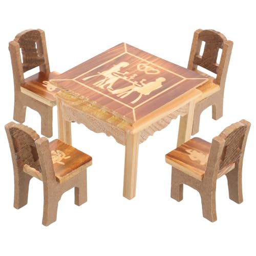 Yardwe 1Satz Holztischstuhl Für Puppenhausmöbel Zufälliger Stil Für Kreative Foto Requisiten Und Kleine Hauslandschaften Aus Sicheren Materialien Gefertigt Mit Runden Yardwe 1Satz Holztischstuhl Für Puppenhausmöbel Zufälliger Stil Für Kreative Foto Requisiten Und Kleine Hauslandschaften Aus Sicheren Materialien Gefertigt Mit Runden von Yardwe