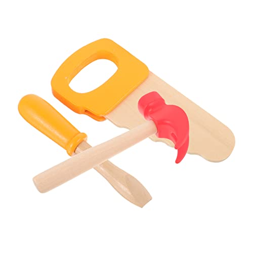 Yardwe 1Satz Holzwerkzeugspielzeug Set Für Teiliges Spielwerkzeug Mit Hammer Schraubendreher Und Säge Sicheres Langlebiges Kinderspielzeug Motorik Und Kreativität von Yardwe