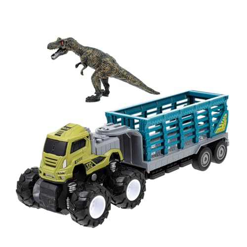 Yardwe 1Satz Inertiales Auto Tieranhänger Robustes Modellfahrzeug Für Drinnen Und Draußen Fördert Über Tiere Und Fahrzeuge Langlebig Und Gefertigt von Yardwe