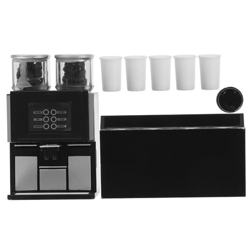 Yardwe 1Satz Kaffeemaschine Für Puppenhaus Mit Tassen Realistische Küchen Dekoration Und Zubehör Für Puppenhaus Accessoire von Yardwe