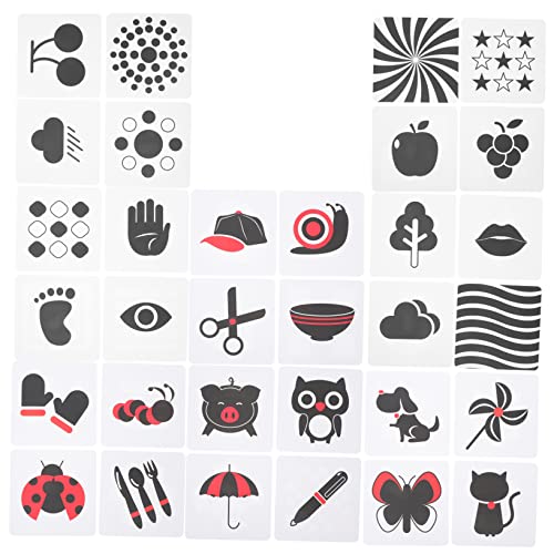 Yardwe 1Satz Karten Für Lernkarten Zur Visuellen Stimulation Für Neugeborene Kontrastkarten Frühen Entwicklung Für Kleinkinder Yardwe 1Satz Karten Für Lernkarten Zur Visuellen Stimulation Für Neugeborene Kontrastkarten Frühen Entwicklung Für Kleinkinder von Yardwe