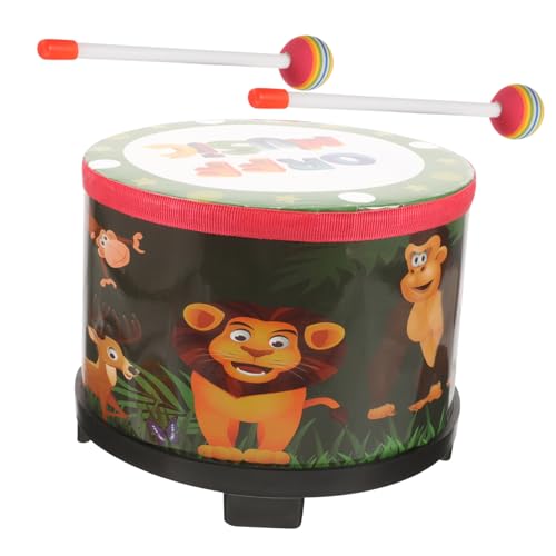 Yardwe 1Satz Kindertrommel Percussion Instrument Für Strapazierfähige Handtrommel Mit Stöcken Fördert Motorische Fähigkeiten Und Hand Augen Koordination Für Kreative Musikspiele von Yardwe