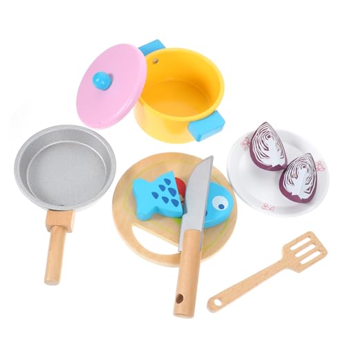 Yardwe 1Satz Kochgeschirr Spielset Für Küchenutensilien Für Fantasievolles Und Rollenspiele Der Kinderküche von Yardwe