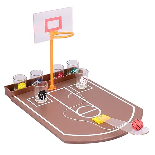 Yardwe 1Satz Kreatives Basketball Trinkspielzeug Für Barunterhaltung Lustiges Desktop Game Ball Für Partys Und Gesellige Runden von Yardwe