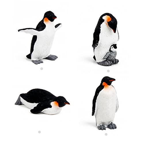 Yardwe 1Satz Kreatives Pinguin Spielzeugset Niedliches Kinderpinguin Modell Für Schreibtischdekoration Wildtiermodell Für Partys Und Feste Und Spielerisch von Yardwe