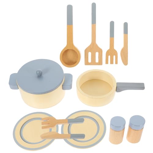 Yardwe 1Satz Küchenspielset aus Holz für Kochgeschirr Spielset mit Simuliertes Kochspielzeug für Kreatives Rollenspiel Fördert Fantasie und Eltern Interaktion Yardwe 1Satz Küchenspielset aus Holz für Kochgeschirr Spielset mit Simuliertes Kochspielzeug für Kreatives Rollenspiel Fördert Fantasie und Eltern Interaktion von Yardwe