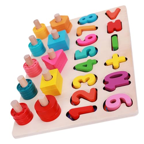 Yardwe 1Satz Mathematikformen Puzzlespielzeug Aus Holz Für Kleinkinder Stapel Und Sortierspielzeug Feinmotorik Und Formenerkennung Für Vorschulerziehung Yardwe 1Satz Mathematikformen Puzzlespielzeug Aus Holz Für Kleinkinder Stapel Und Sortierspielzeug Feinmotorik Und Formenerkennung Für Vorschulerziehung von Yardwe