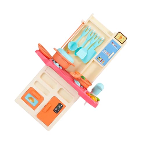 Yardwe 1Satz Mini Kochgeschirr Spielset Für Teiliges Rotes Küchenzubehör Kreatives Rollenspiel Fantasie Und Eltern Junge Mädchen Interaktion von Yardwe