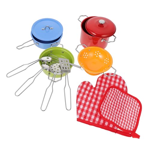 Yardwe 1Satz Mini Küchen Spielzeugset Für Teiliges Farbenfrohes Kochgeschirr Für Jungen Und Sicher Und Langlebig Für Rollenspiele Und Kreative Spielstunden von Yardwe