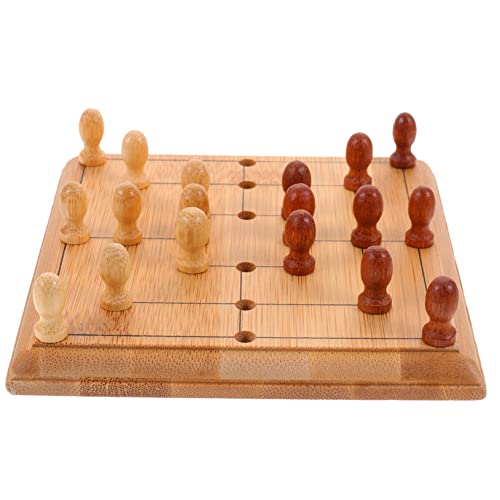 Yardwe 1Satz Mini Schachspiel aus Tragbares Schachbrettspielzeug für Fördert Logisches und Hand Augen Koordination Yardwe 1Satz Mini Schachspiel aus Tragbares Schachbrettspielzeug für Fördert Logisches und Hand Augen Koordination von Yardwe