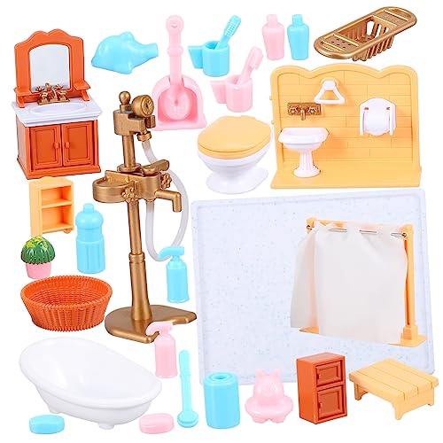 Yardwe 1Satz Miniaturmöbel Für Puppenhaus Komplettes Badezimmer Modell Aus Leichtem Langlebigem Für DIY Miniaturhäuser Puppenmöbel Und Kreative Dekoration Yardwe 1Satz Miniaturmöbel Für Puppenhaus Komplettes Badezimmer Modell Aus Leichtem Langlebigem Für DIY Miniaturhäuser Puppenmöbel Und Kreative Dekoration von Yardwe
