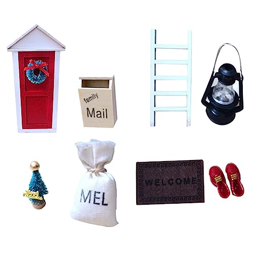 Yardwe 1Satz Miniaturmöbel Teilig für Puppenhaus Einzigartige Weihnachts Deko für DIY Miniaturmöbelmodelle Möbelverzierung und Zubehör für Kreative Kinderzimmergestaltung Yardwe 1Satz Miniaturmöbel Teilig für Puppenhaus Einzigartige Weihnachts Deko für DIY Miniaturmöbelmodelle Möbelverzierung und Zubehör für Kreative Kinderzimmergestaltung von Yardwe