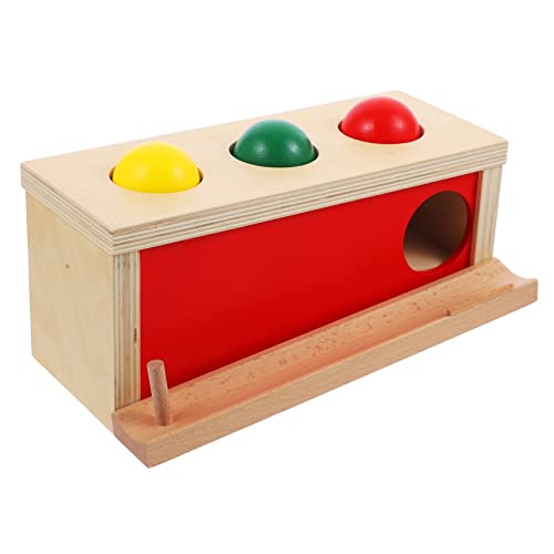 Yardwe 1Satz Montessori für Junge Mädchen Monate Ball Drop Box Frühes Lernen Hand Augen Koordination Sicheres Abgerundetes Design Interaktive der Eltern Junge Mädchen Beziehung von Yardwe