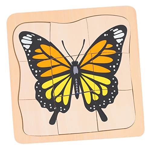 Yardwe 1Satz Multilayer Holz Puzzle Für Pädagogisches Karikatur Puzzlespielzeug Imagination Und Koordination Für Kleinkinder Ab Jahr Aus Hochwertigem Holz von Yardwe