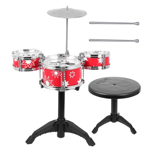 Yardwe 1Satz Musik Set Pädagogisches Trommelspielzeug Für Kleinkinder Hocker Für Frühe Musikalische Und Kinderfreundlich von Yardwe