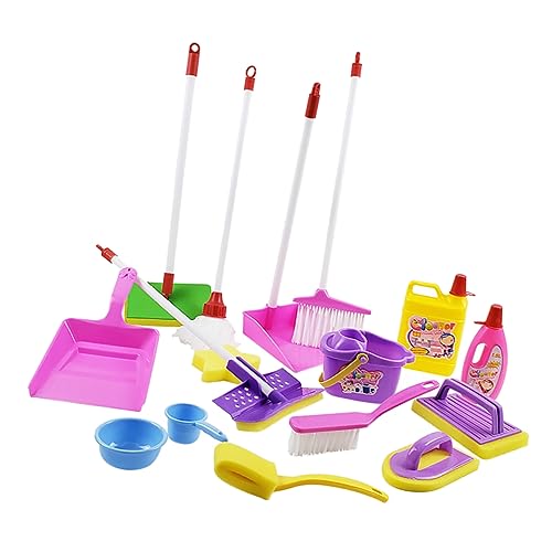 Yardwe 1Satz Pädagogisches Reinigungsspielzeug Für Spielhaus Reinigungsgeräte Spielzeugset Mit Besen Wischmopp Und Zubehör Rollenspiel Für Kreative Yardwe 1Satz Pädagogisches Reinigungsspielzeug Für Spielhaus Reinigungsgeräte Spielzeugset Mit Besen Wischmopp Und Zubehör Rollenspiel Für Kreative von Yardwe