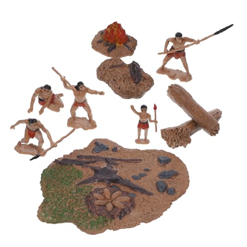 Yardwe Miniatur Urmenschen Figuren Satz Mikro Landschaft Dekoration Primitives Männer Spielzeug für Garten und Bonsai Yardwe Miniatur Urmenschen Figuren Satz Mikro Landschaft Dekoration Primitives Männer Spielzeug für Garten und Bonsai von Yardwe