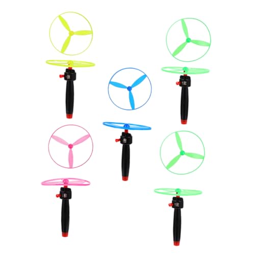 Yardwe 1Satz Propeller Pull String Flying Disc Interaktives Fliegendes Hubschrauber für Outdoor Spaß und Sicheres UFO Fliegende Scheibe Yardwe 1Satz Propeller Pull String Flying Disc Interaktives Fliegendes Hubschrauber für Outdoor Spaß und Sicheres UFO Fliegende Scheibe von Yardwe