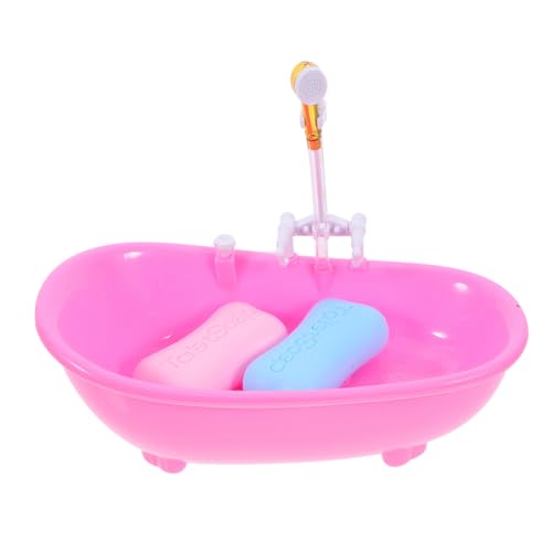 Yardwe 1Satz Puppenhaus Badezimmer mit Mini Badewanne und Dekoration für Puppenhaus Fotorequisite für Kreatives Yardwe 1Satz Puppenhaus Badezimmer mit Mini Badewanne und Dekoration für Puppenhaus Fotorequisite für Kreatives von Yardwe