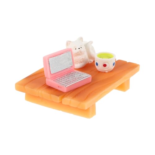 Yardwe 1Satz Puppenhaus Möbel Wohnzimmer Möbel Mit Computer Und Kaffeetasse Teiliges Dekorationsspielzeug Für Kreative Rollenspiele Und Mini Szenen Yardwe 1Satz Puppenhaus Möbel Wohnzimmer Möbel Mit Computer Und Kaffeetasse Teiliges Dekorationsspielzeug Für Kreative Rollenspiele Und Mini Szenen von Yardwe