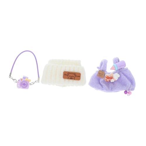 Yardwe 1Satz Puppenkleidungsset für Puppen Niedliches Plüschoutfit mit Overall Mütze für Rollenspiele und Kreative Styling Möglichkeiten Yardwe 1Satz Puppenkleidungsset für Puppen Niedliches Plüschoutfit mit Overall Mütze für Rollenspiele und Kreative Styling Möglichkeiten von Yardwe
