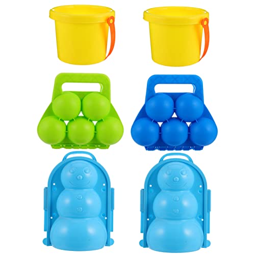 Yardwe 1Satz Schneeballschlacht Teiliges Für Schneeballhersteller Eimer Und Formen Aus Langlebigem Farben Zufällig Outdoor Winterspiele Yardwe 1Satz Schneeballschlacht Teiliges Für Schneeballhersteller Eimer Und Formen Aus Langlebigem Farben Zufällig Outdoor Winterspiele von Yardwe