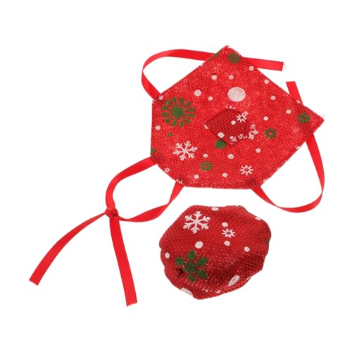 Yardwe 1Satz Schürze Kochmütze für Elfenpuppen Festliche Dekoration für Puppenhaus Weihnachts Requisiten Kreative Küchenszene für Feiertage Yardwe 1Satz Schürze Kochmütze für Elfenpuppen Festliche Dekoration für Puppenhaus Weihnachts Requisiten Kreative Küchenszene für Feiertage von Yardwe